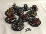 Lot of 10 Pieces Collector Loose Wizkids Miniature 2003 Armor Battle Mini-Figures - See Pictures