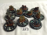 Lot of 10 Pieces Collector Loose Wizkids Miniature 2003 Armor Battle Mini-Figures - See Pictures