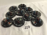 Lot of 10 Pieces Collector Loose Wizkids Miniature 2003 Armor Battle Mini-Figures - See Pictures