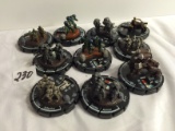 Lot of 10 Pieces Collector Loose Wizkids Miniature 2003 Armor Battle Mini-Figures - See Pictures