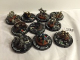 Lot of 10 Pieces Collector Loose Wizkids Miniature 2003 Armor Battle Mini-Figures - See Pictures