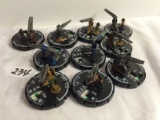 Lot of 10 Pieces Collector Loose Wizkids Miniature 2003 Armor Battle Mini-Figures - See Pictures