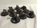 Lot of 10 Pieces Collector Loose Wizkids Miniature 2003 Armor Battle Mini-Figures - See Pictures