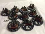 Lot of 10 Pieces Collector Loose Wizkids Miniature 2003 Armor Battle Mini-Figures - See Pictures
