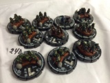 Lot of 10 Pieces Collector Loose Wizkids Miniature 2003 Armor Battle Mini-Figures - See Pictures
