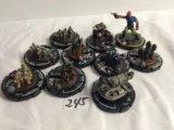 Lot of 10 Pieces Collector Loose Wizkids Miniature 2003 Armor Battle Mini-Figures - See Pictures