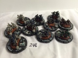 Lot of 10 Pieces Collector Loose Wizkids Miniature 2003 Armor Battle Mini-Figures - See Pictures