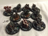 Lot of 10 Pieces Collector Loose Wizkids Miniature 2003 Armor Battle Mini-Figures - See Pictures