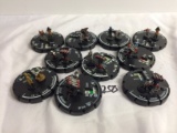 Lot of 10 Pieces Collector Loose Wizkids Miniature 2003 Armor Battle Mini-Figures - See Pictures