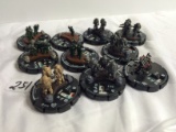 Lot of 10 Pieces Collector Loose Wizkids Miniature 2003 Armor Battle Mini-Figures - See Pictures