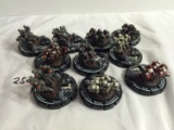 Lot of 10 Pieces Collector Loose Wizkids Miniature 2003 Armor Battle Mini-Figures - See Pictures