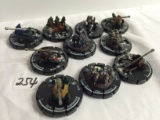 Lot of 10 Pieces Collector Loose Wizkids Miniature 2003 Armor Battle Mini-Figures - See Pictures