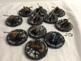 Lot of 11 Pieces Collector Loose Wizkids Miniature 2003 Armor Battle Mini-Figures - See Pictures