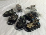 Lot of 8 Pieces Loose Collector Wizkids Miniature Mechwarrior War Vehicles - See Pictures