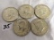 Lot of 5 Pieces Collector Vintage 1964 D Silver Kennedy Half Dollars US Silver Coins