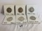 Lot of 6 Pieces Collector Vintage 1963 U.S Quarters Silver Coins - See Pictures
