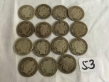 Lot of 10 Pieces Collector Vinatge 1900's U.S One Dimes Silver Coins - See Pictures
