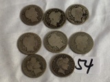 Lot of 10 Pieces Collector Vintage 1890's U.S One Dime Silver Coins - See Pictures
