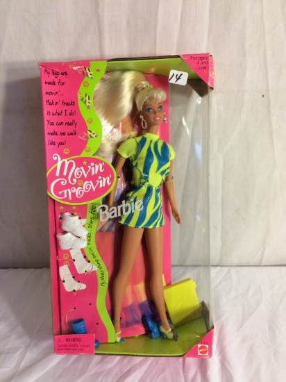Collector NIP Mattel Barbie Doll Movin' Groovin' Barbie 13"Tall By 7"Width Box Size