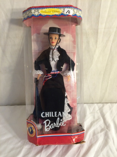 Collector NIP Mattel Barbie Doll Chilian Barbie 13"Tall By 5.5"W Box Size