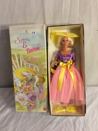 Collector NIP Mattel Barbie Doll Spring Blossom Barbie 1st In A Series 13"Tall By 5"W Box Size