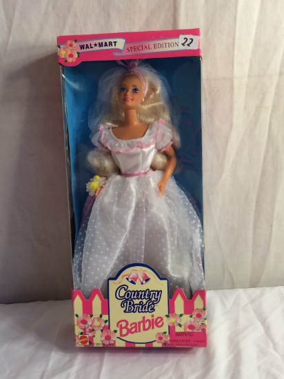 NIP Mattel Barbie Doll Country Bride Barbie Walmart Special Edition 13"Tall By 5.5"W Box Size
