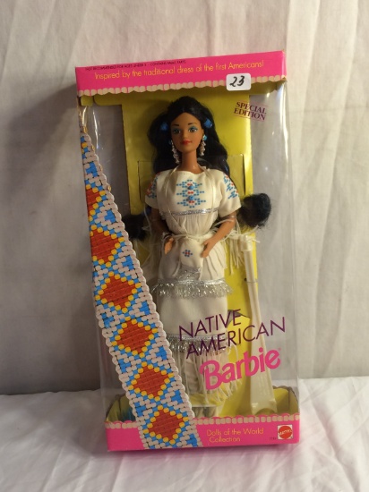 Collector NIP Mattel Barbie Doll Native American Barbie Special Edition 13"Tall By 5.5"W Box Size