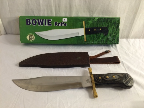 Collector Chipaway Cutlery Surgical Steel Blade Bowie Knife CW-302 BPW 14" Overall Length