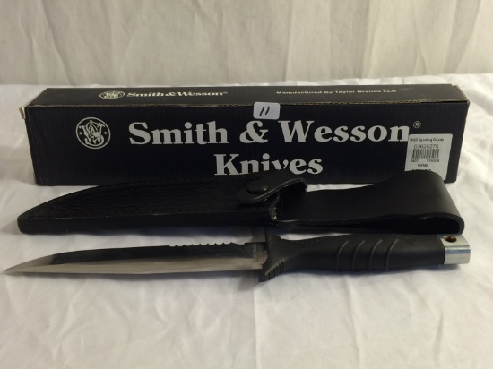 Collector Smith & Wesson Knives SW980 S&W Large Hunting Knife Overall Length Size:11"Long