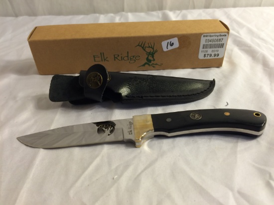 Collector ELK Ridge 440 Stainless Steel ER-010 Hunting Small Knife Overall Length Size:8" Long