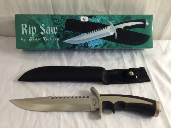 Collector Frost Cutlery Rip Saw 16-415B Hunting Knives Stainless Steel Overall size 12" Long