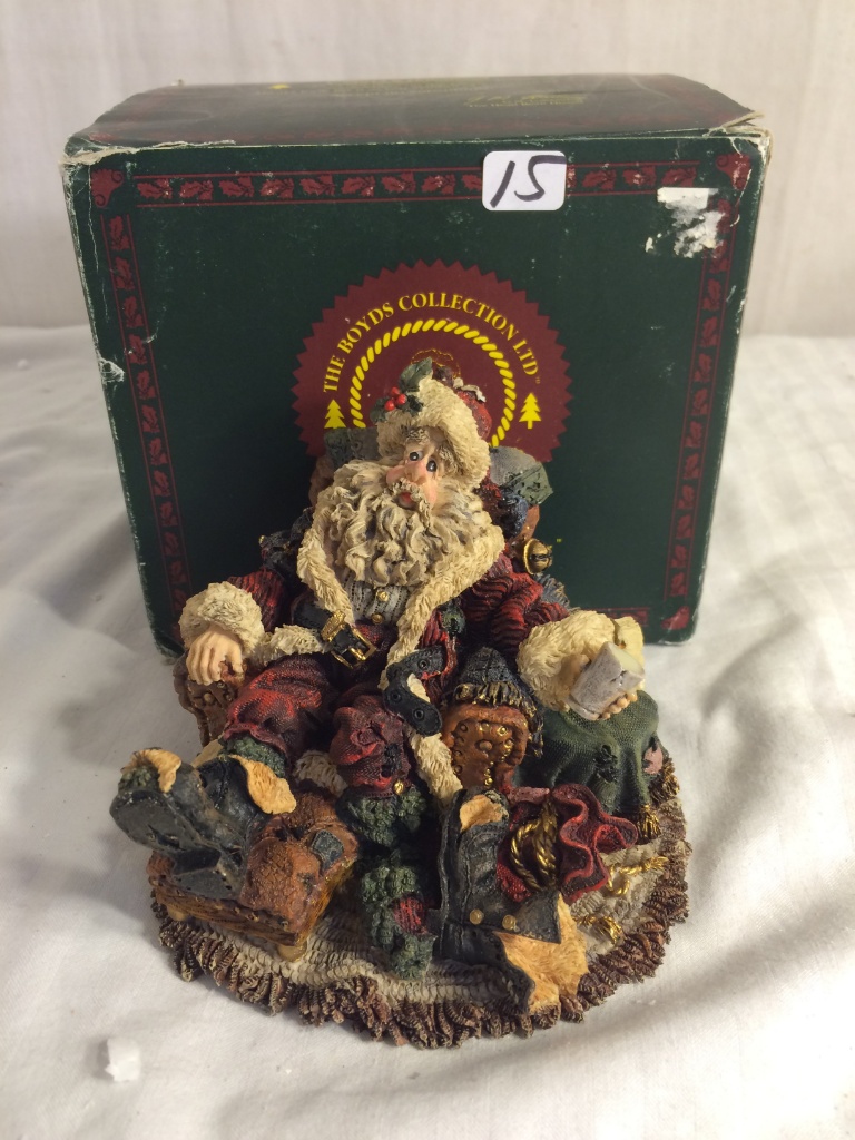 boyds bears santa figurines