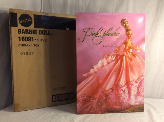 Collector NIB Mattel Pink Splendor Barbie Doll Limited Edition Barbie Doll 23"Tall Box Size