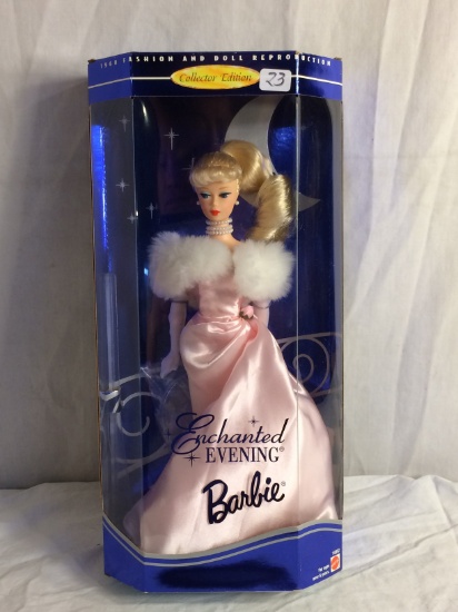 Collector Mattel Barbie Doll Enchanted Eveninmg 1960 Doll Reproduction 13.5" Tall By 6.5" Width