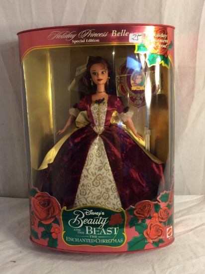 Collector Mattel Barbie Doll Disney's Holiday Princess Bell 14" Tall By 10 " Width Box Size