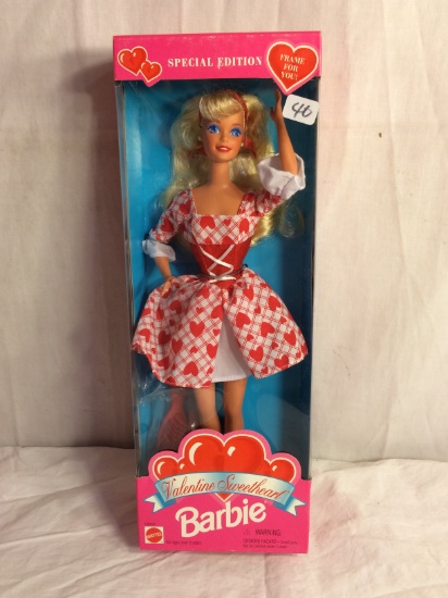 Collector Mattel Barbie Doll AS Valentine Sweet Heart Barbie 12.3/4" Tall By 4.5" Width