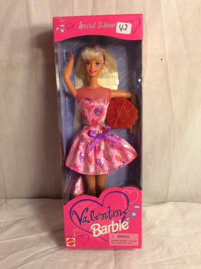 Collector Mattel Barbie Doll As Valentine Barbie Doll 12.3/4" Tall By 4.5" Width Box Size