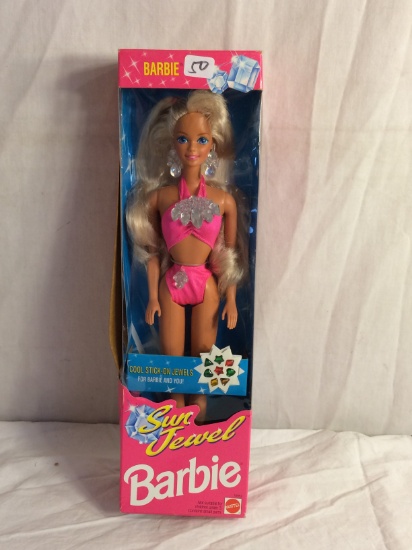 Collector Mattel Barbie Doll  Sun Jewel "Barbie" 12.3/4" Tall By 4.5" Width Box Size