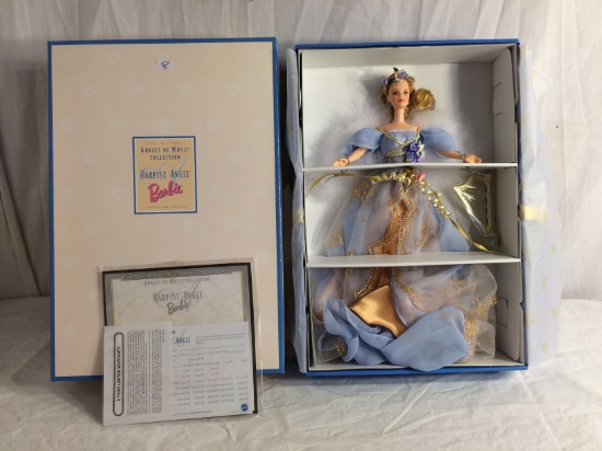 Collector New Angels Of Music Collection Barbie Harpist Angel 1st Series Edition Doll 15.5"Tall Box