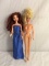 Lot of 2 Pieces Collector Mattel Barbie Doll 12