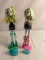 Lot of 2 Pieces Collector Loose Mattel Monster High Doll Blue Lagoona 10.5