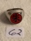 Collector Japanese Anime Ring Silver Plated -See Pictures