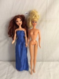 Lot of 2 Pieces Collector Mattel Barbie Doll 12