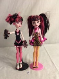 Lot of 2 Pieces Collector Loose Mattel Monster High Doll Draculaura 10.5