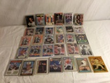 Lot of 30 Pieces Collector Mixed Fleer Score Topps Baseball Trading -See Pictures Cards