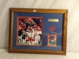 Collector MVP Sports Thurman Thomas Football Player Signed Picture In A Frame18.5