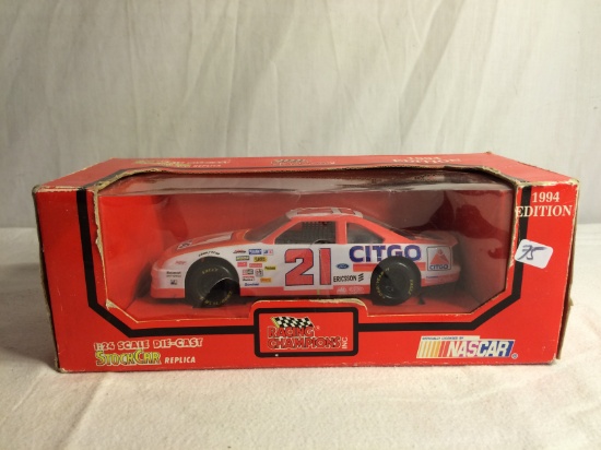 Collector Nascar Racing Champions  1994 Edition #21 Citgo 1:24 Scale Stock Car