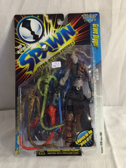 Collector Mcfarlane's Spawn Ultra-Action Figures Grave Digger" 7-8"Tall Action Figure