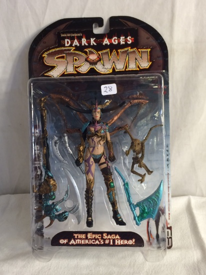 Collector  McFarlanes Dark Age Spawn Ultra Action Figure TESOA #1 Hero The Skill Queen 7-8"