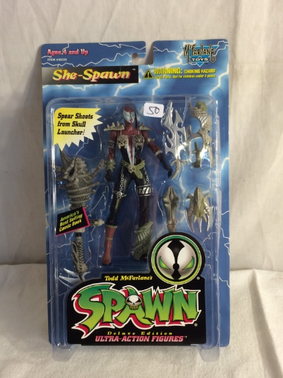 Collector McFarlane's Spawn Deluxe Edt. Ultra-Action Figures She-Spawn 6-7"tall Figure
